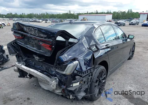 2022 BMW 750 I xDrive из США, поврежденный, VIN WBA7U2C02NCG91323